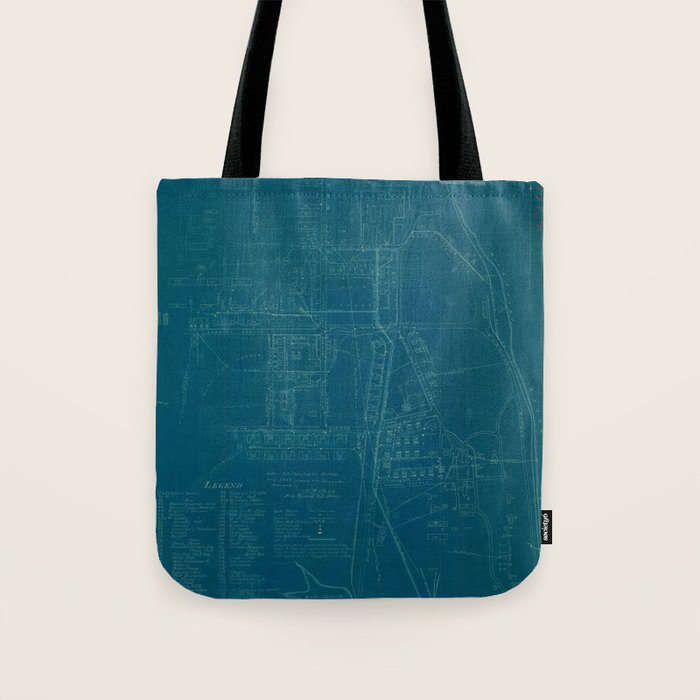 Map of Fort Leavenworth, Kansas Tote Bag by Public Domain Gallery