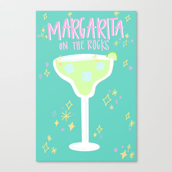Margarita on the Rocks Canvas Print