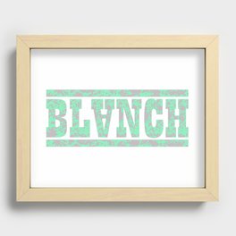 BLANCH TXTRD  Recessed Framed Print
