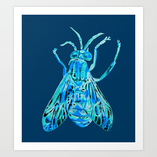 Horse Fly Art Print
