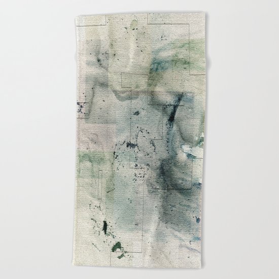 Area Map II Beach Towel