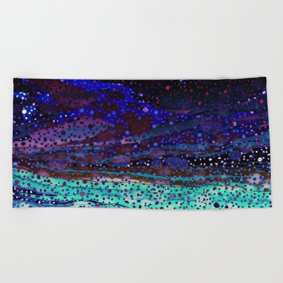 Blues Beach Towel