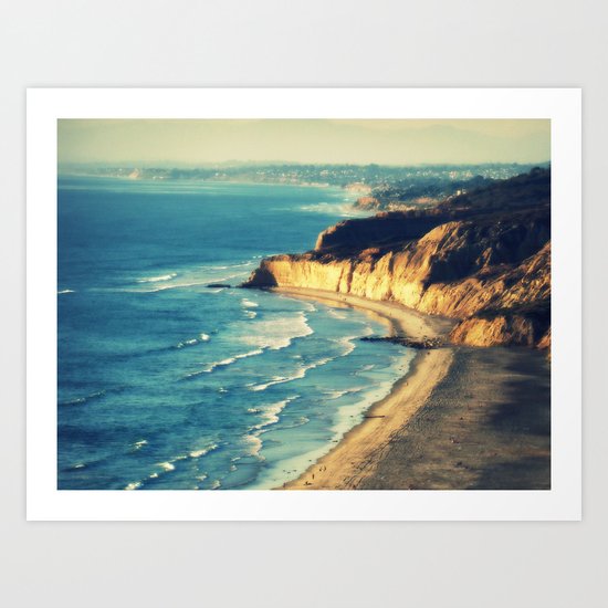 La Jolla Cliffs Art Print