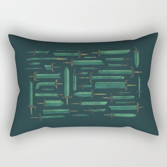 Bunch of Blades Rectangular Pillow