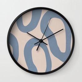 Abstract minimal dish soap home decor art, groovy, simple  Wall Clock