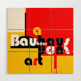 Bauhaus Lamp Wood Wall Art