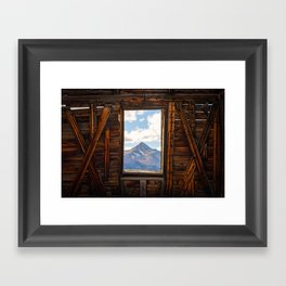 Mount Wilson Framed Telluride Colorado Mountain Landscape Framed Art Print