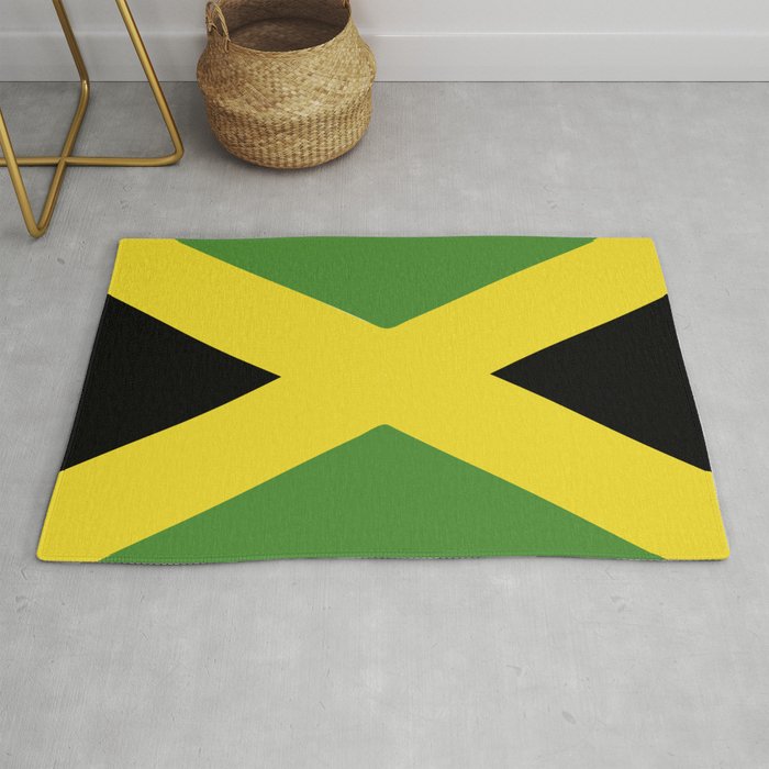 Jamaica flag emblem Rug