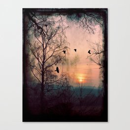 Gothic Sunset Canvas Print