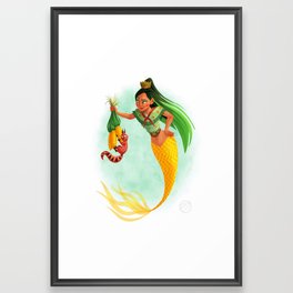 HO FA PI KI M’SE - World Class Mermaids Framed Art Print