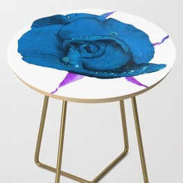 Deep blue rose Side Table