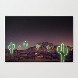 UFO forest Canvas Print