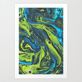 Alien Green Art Print