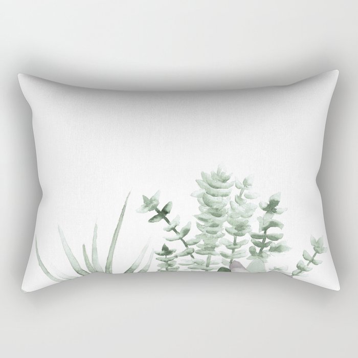 Succulent Rectangular Pillow