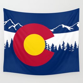 Colorado flag Wall Tapestry