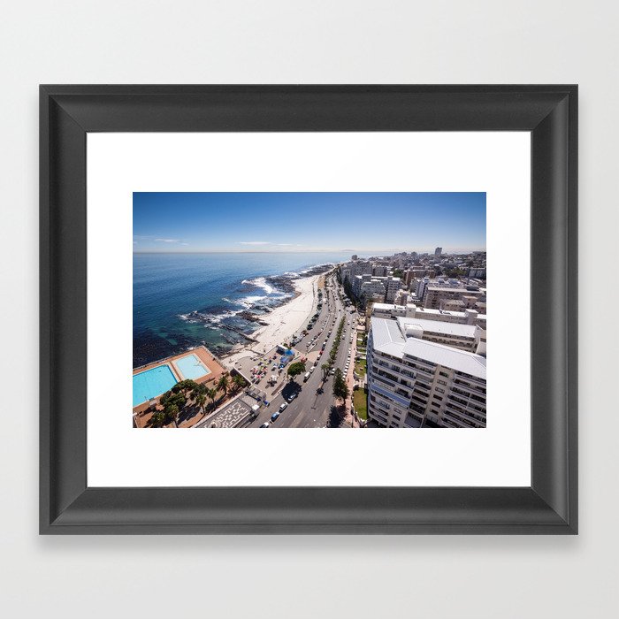 Sea Point in Cape Town, South Africa Framed Art Print