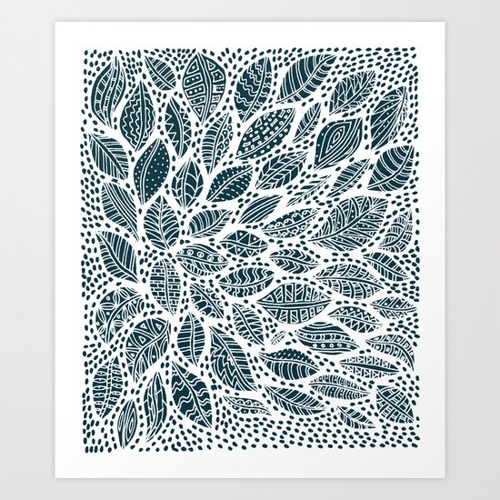 Windy day Art Print