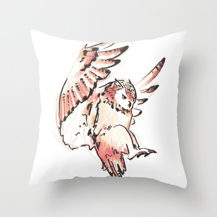 you were born with wings Throw Pillow