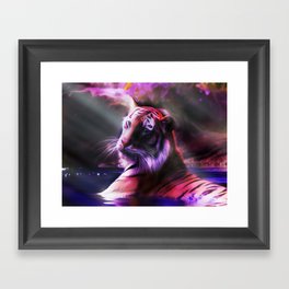 Violet Safari Framed Art Print