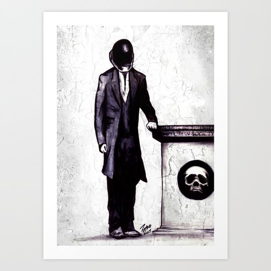 Life's Course You Flunk, Compute and Cyberpunk Art Print