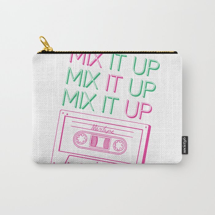 Mix It Up Retro Mixtape Cassette Carry-All Pouch