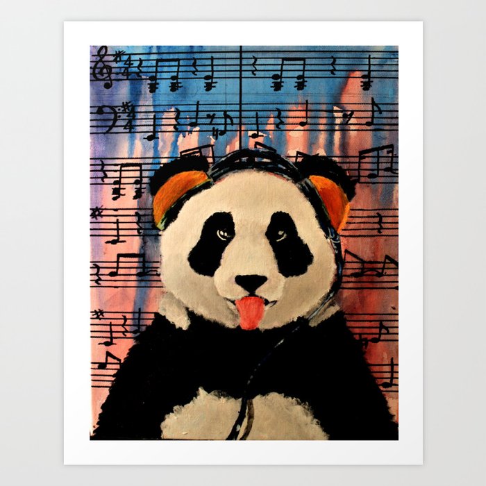 2 A.M. Sunshine Panda Art Print