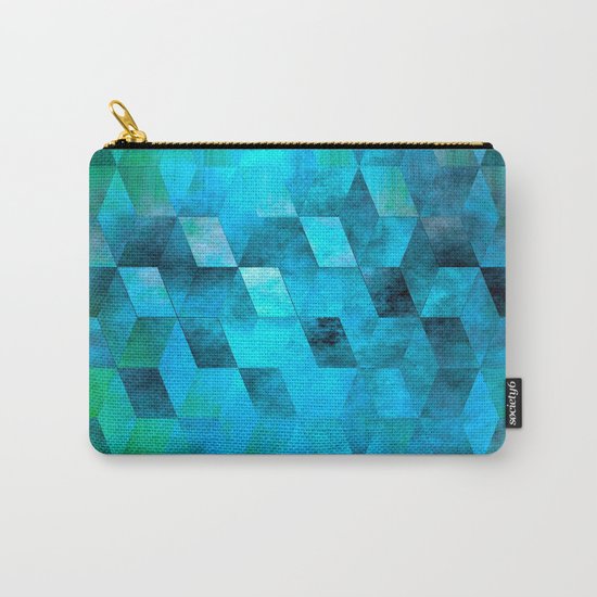 Stacked Sky (blue) Carry-All Pouch