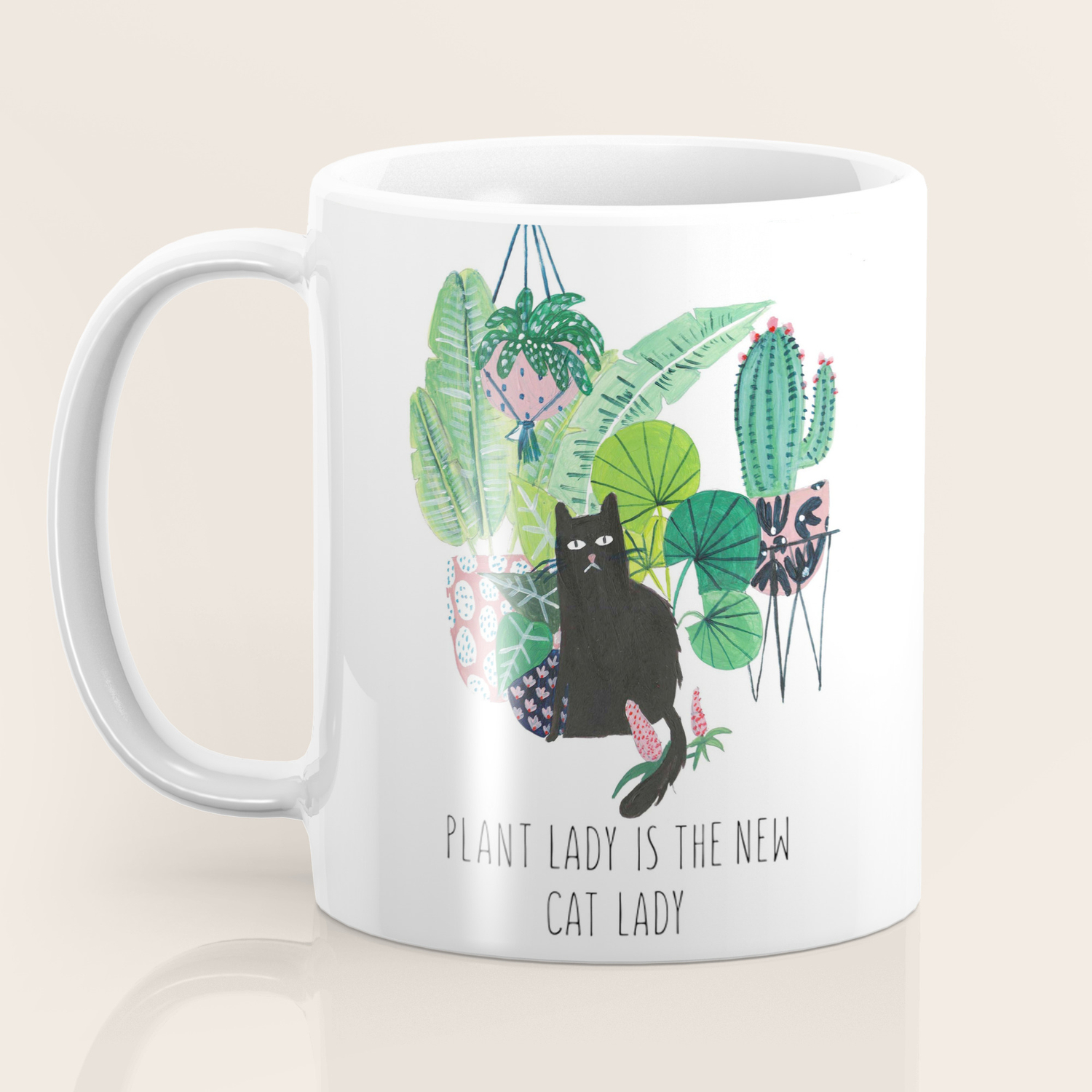 Plant Lady Is The New Cat Lady Coffee Mug By Amberstextiles Society6