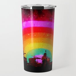 The Flaming Lips Space Rainbow Travel Mug