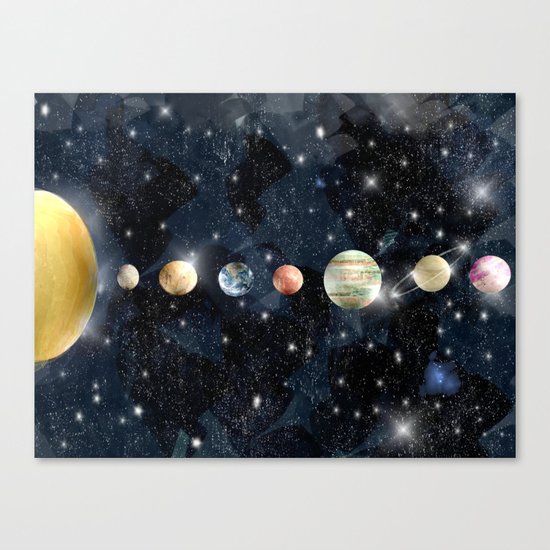 solar system Canvas Print