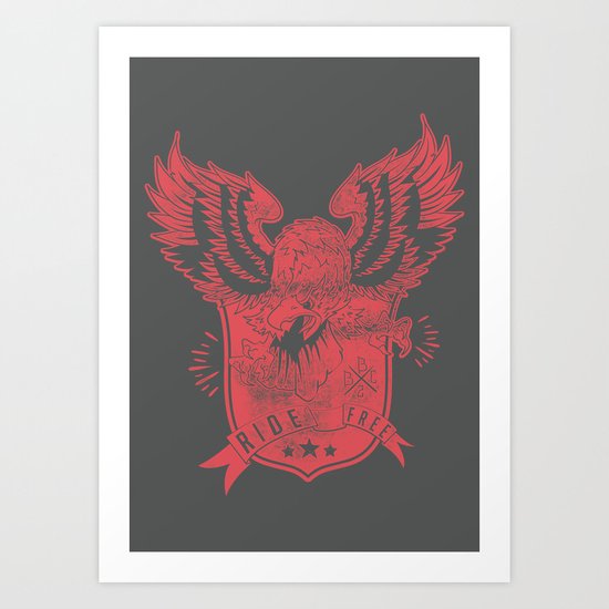 Wings of freedom Art Print