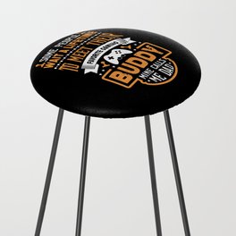 Gamer Dad Retro Vintage Quote Counter Stool