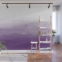 Ombre Paint Color Wash (purple/white) Wall Mural