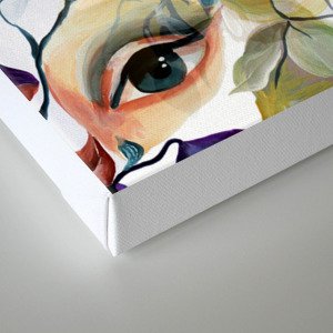 Chic Elegant Artistic Pshychedelic Utopian Painted Eyes Canvas