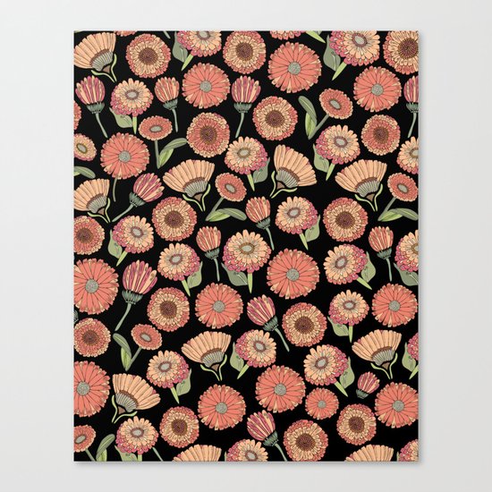 Vintage Florals Canvas Print