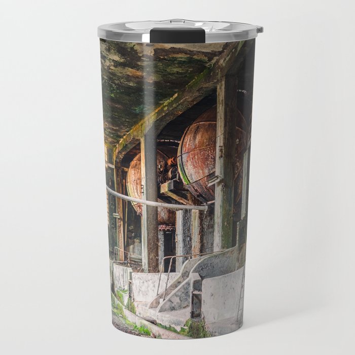 Abandoned Paper Mill in Decay Travel Mug