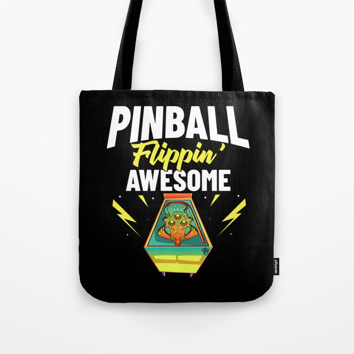 Pinball Machine Game Virtual Player Tote Bag