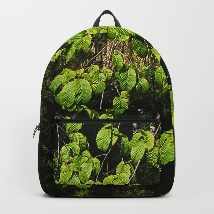 Forest and Green Leaves Backpack