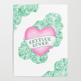 Lettuce Lover Poster