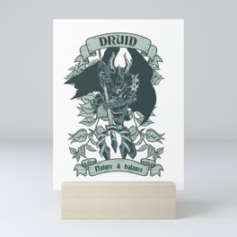 Druid Warrior Mini Art Print