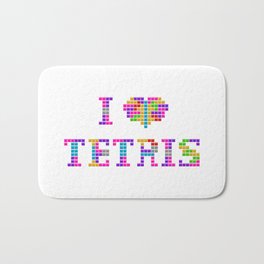 I <3 Tetris Bath Mat