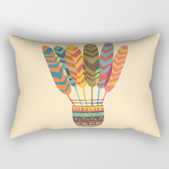 Rustic shuttlecock Rectangular Pillow