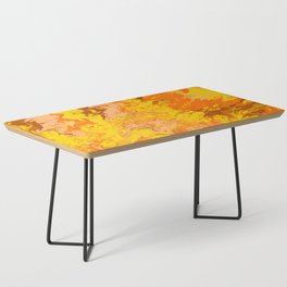 Stormy Weather Orange Coffee Table