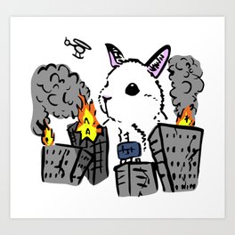 Bunny Monster Art Print