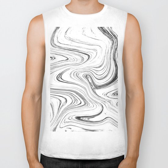 Marble (watecolor) Biker Tank