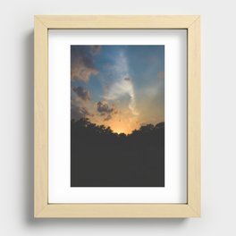Another Texas Hill Country Sunset Recessed Framed Print