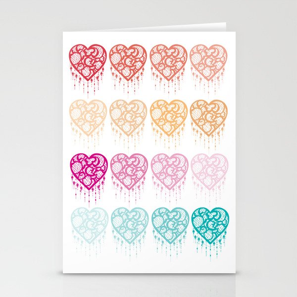 Heart Catcher - Fade Stationery Cards