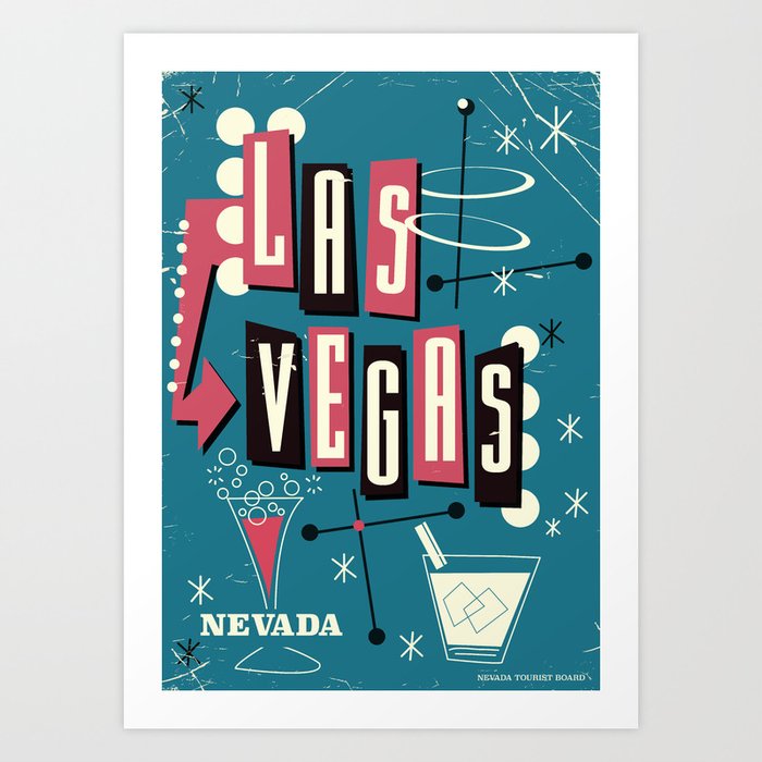 Vintage Las Vegas Poster 