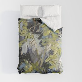 Blossoming Acacia Branches Comforter