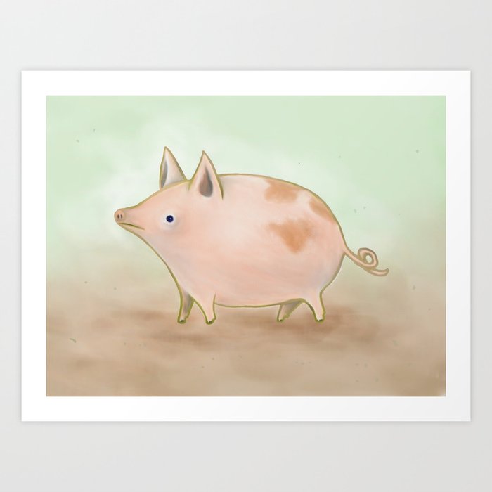 Piggy Art Print